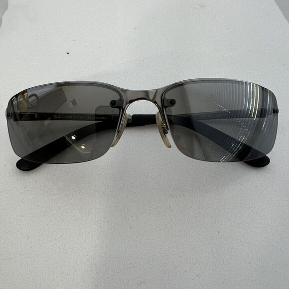 Ray-Ban Mirrored Polarized Sunglasses RB 3239 004/82 Gunmetal